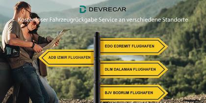 Die Drop-off-Gebühr / Die Gebühr für die Rückgabe Eines Mietwagens an einem anderen Ort