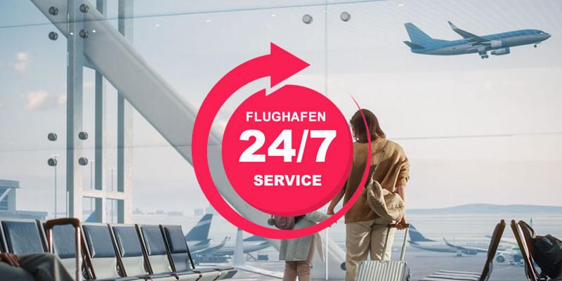 24/7 Flughafen-Autovermietung Service