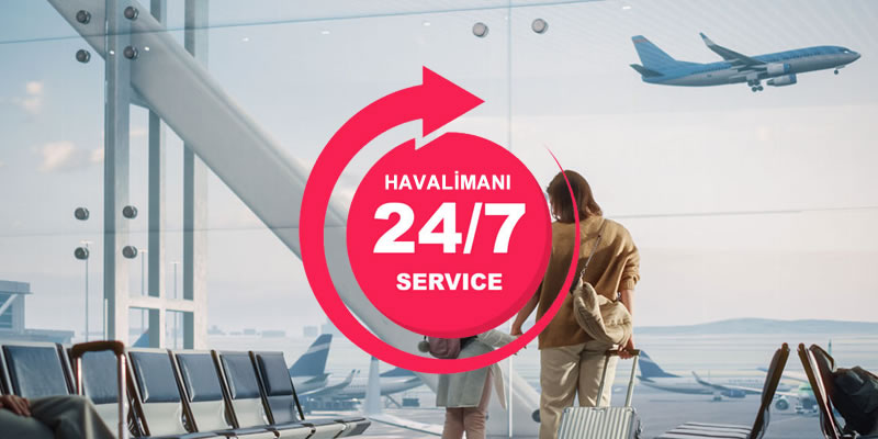 7/24 Havalimanı Kiralık Araç Hizmeti